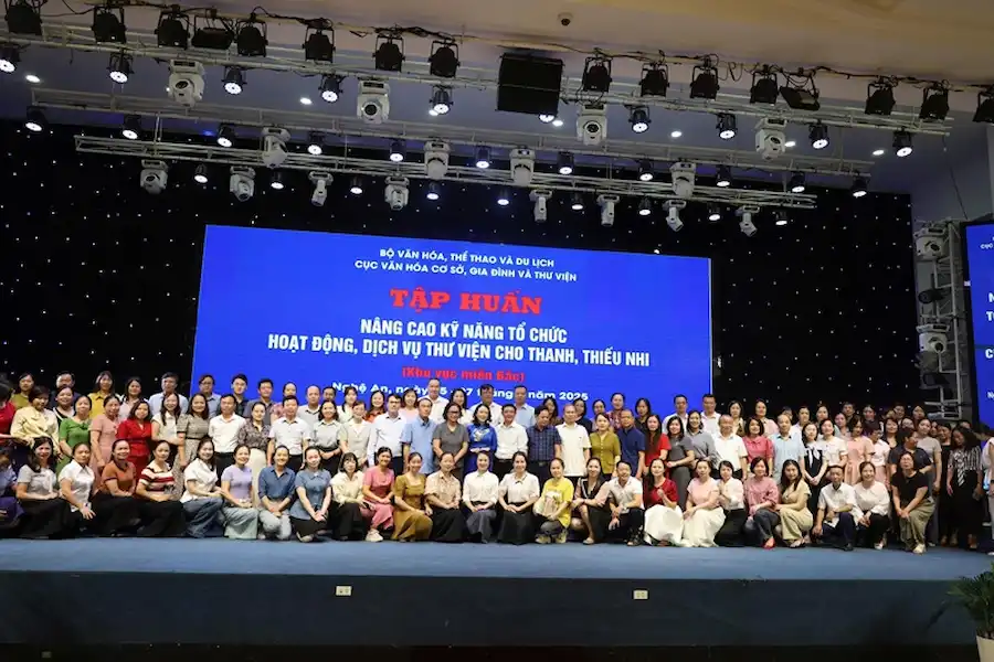 Tập huấn Nâng cao kỹ năng tổ chức hoạt động, dịch vụ thư viện cho thanh thiếu nhi (khu vực miền Bắc)