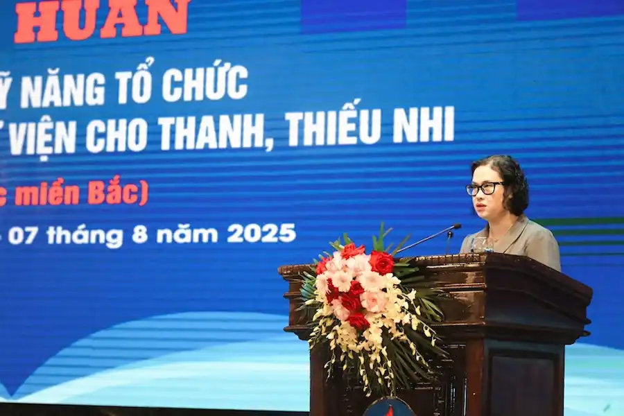 Tập huấn Nâng cao kỹ năng tổ chức hoạt động, dịch vụ thư viện cho thanh thiếu nhi (khu vực miền Bắc)