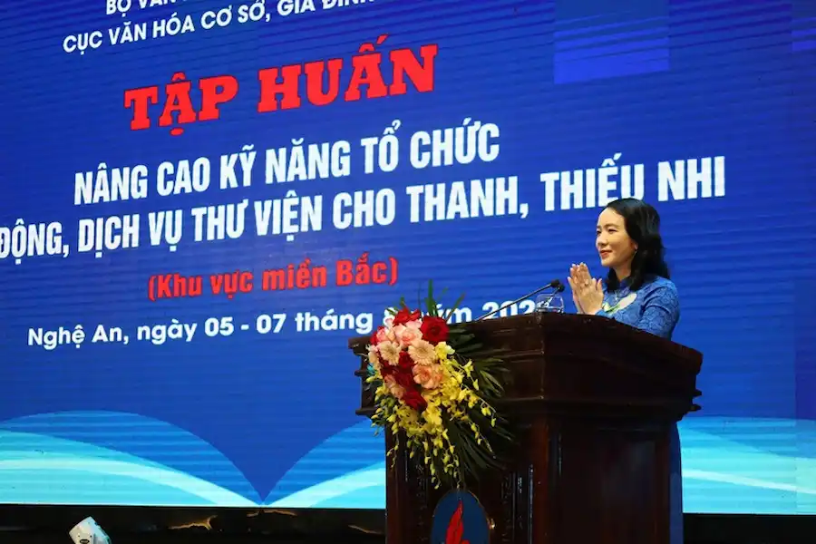 Tập huấn Nâng cao kỹ năng tổ chức hoạt động, dịch vụ thư viện cho thanh thiếu nhi (khu vực miền Bắc)