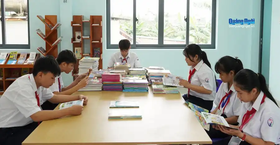 Khánh thành Thư viện Trường THCS Hành Minh: Nâng tầm văn hóa đọc tại Quảng Ngãi