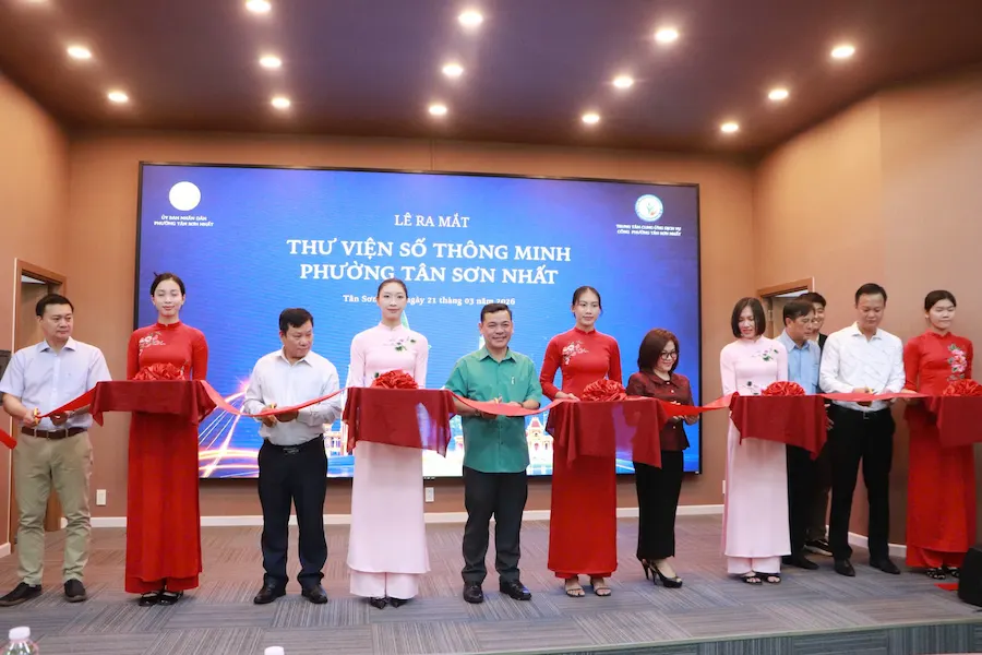 Lễ ra mắt Thư viện số thông minh phường Tân Sơn Nhất