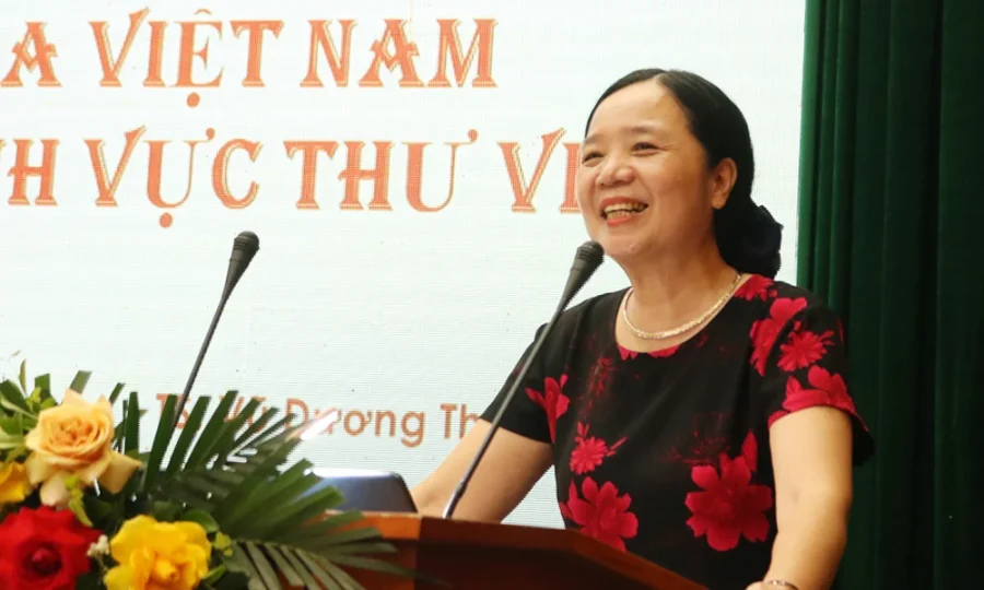 Đại diện các cơ quan, ban ngành tham dự chương trình tập huấn nghiệp vụ thư viện tại Bắc Ninh
