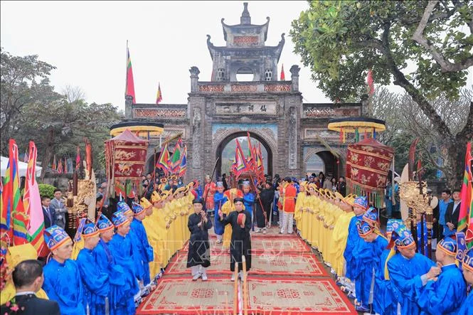 Nghi thức tế lễ tại Lễ hội Cổ Loa 2026 thể hiện tinh thần bảo tồn di sản văn hóa truyền thống