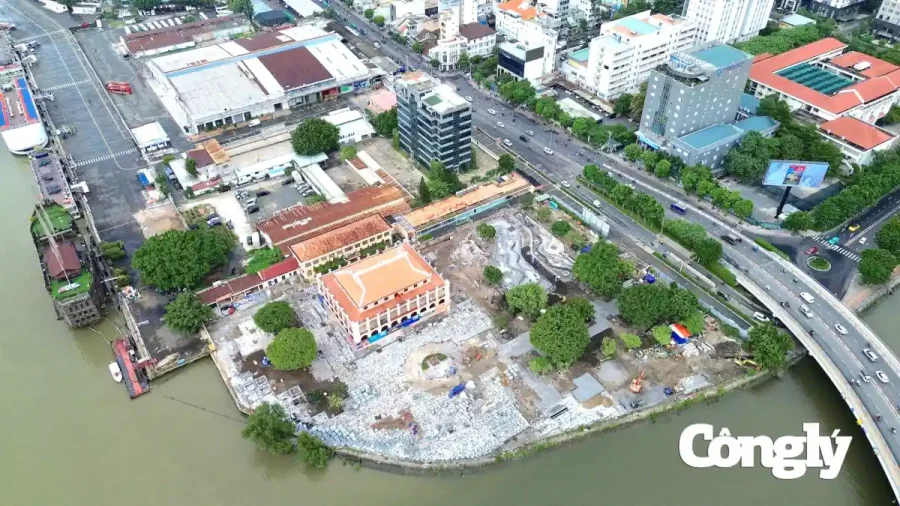 Phối cảnh và thi công cải tạo khu vực Bến Nhà Rồng - Khánh Hội ven sông Sài Gòn