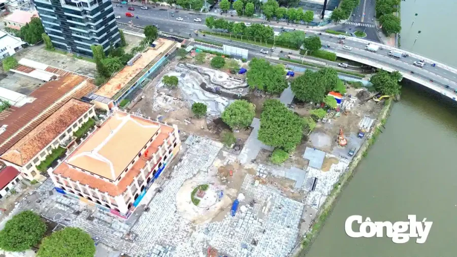 Phối cảnh và thi công cải tạo khu vực Bến Nhà Rồng - Khánh Hội ven sông Sài Gòn