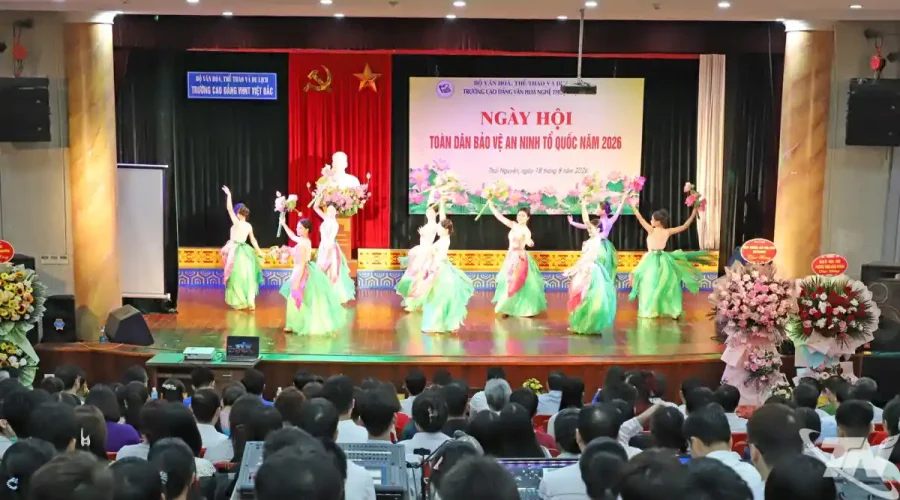Tiết mục văn nghệ tại Ngày hội Toàn dân bảo vệ an ninh Tổ quốc