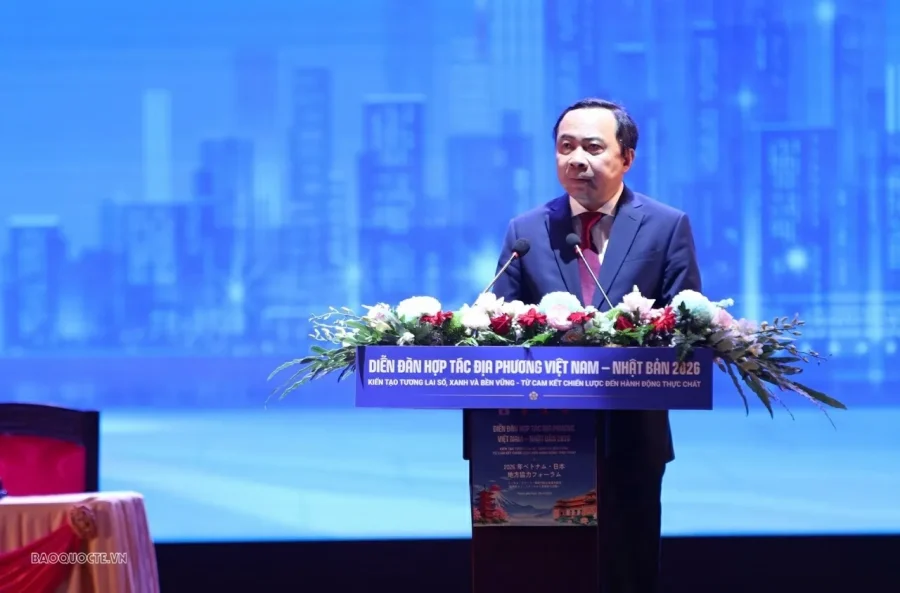 Các đại biểu tham gia Diễn đàn Hợp tác địa phương Việt Nam - Nhật Bản 2026
