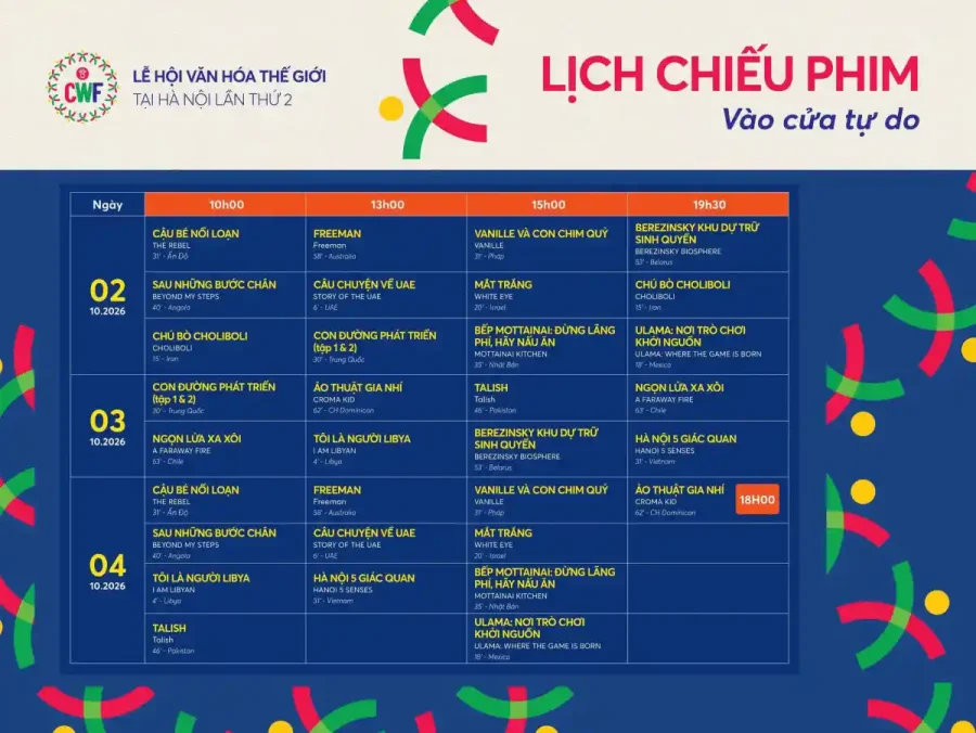 Không gian Lễ hội Văn hóa thế giới tại Hà Nội