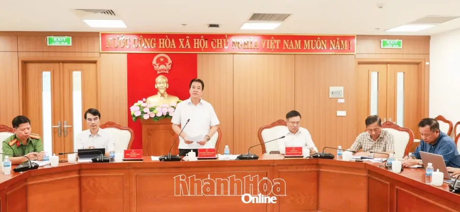 Phó Chủ tịch Thường trực UBND tỉnh Khánh Hòa Nguyễn Long Biên chủ trì cuộc họp chuẩn bị Ngày Văn hóa Việt Nam 2026
