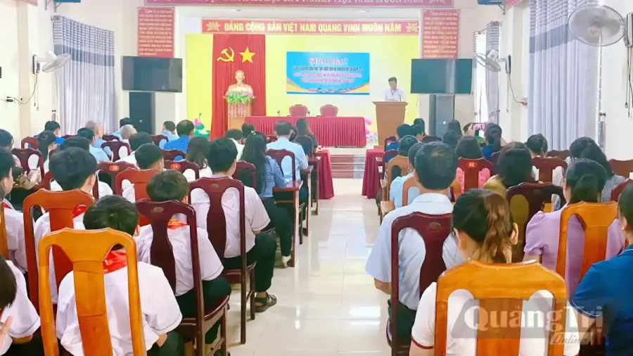 Quang cảnh lễ phát động phát triển văn hóa đọc và thúc đẩy học tập suốt đời